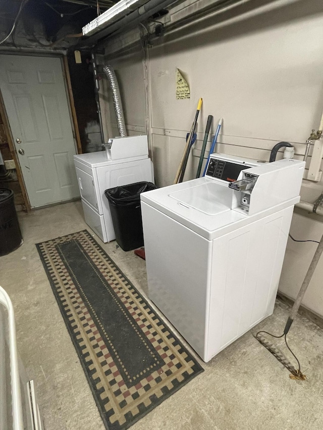 77 Maine Ave, Rumford, ME 04276 - washroom with washing machine and clothes dryer