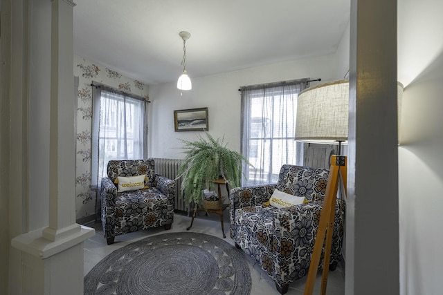 7 Hazen St, Norway, ME 04268 - sitting room featuring tile patterned floors