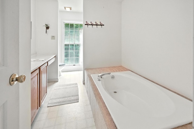 15 Loon Call Dr, Belgrade, ME 04917 - full bathroom with vanity and a bath