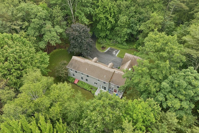 3 Flintlock Ln, Falmouth, ME 04105 - view of property location with a heavily wooded area