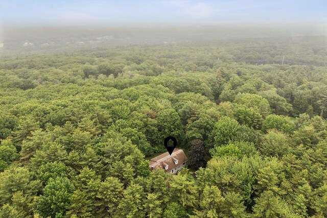 3 Flintlock Ln, Falmouth, ME 04105 - bird's eye view of a heavily wooded area