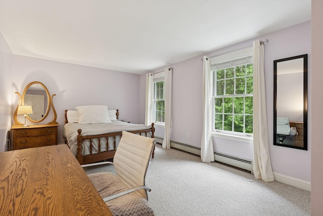 3 Flintlock Ln, Falmouth, ME 04105 - bedroom with light carpet and baseboard heating