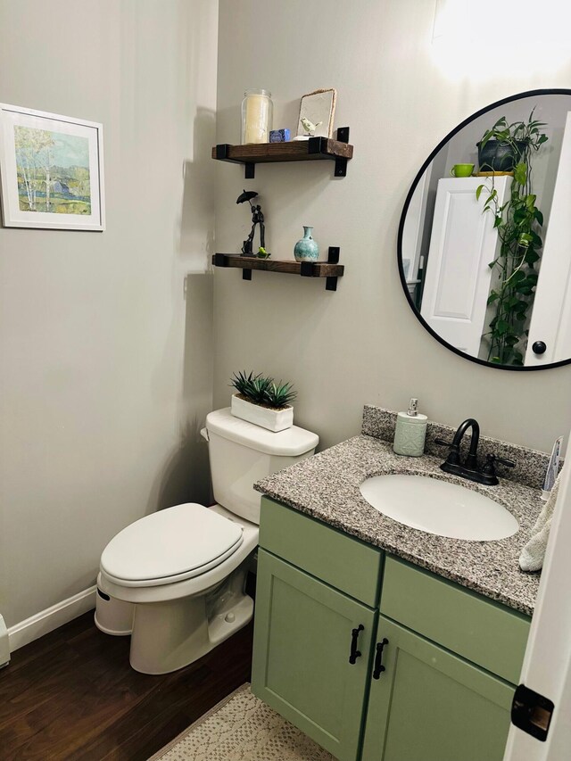 905 Blackstream Rd, Hermon, ME 04401 - bathroom featuring vanity and wood finished floors