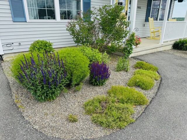 905 Blackstream Rd, Hermon, ME 04401 - view of yard featuring covered porch