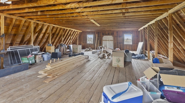 178 Potter Rd, Hudson, ME 04449 - view of attic