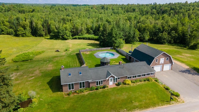 178 Potter Rd, Hudson, ME 04449 - view of subject property with a forest