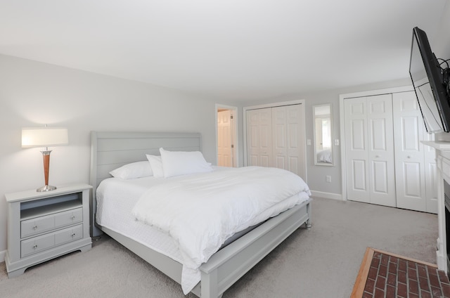 1 Ephraim Tyler Way Unit 1, Kennebunk, ME 04043 - bedroom with multiple closets and light carpet