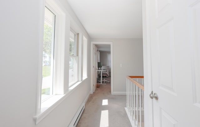 1 Ephraim Tyler Way Unit 1, Kennebunk, ME 04043 - hall with light colored carpet and a desk