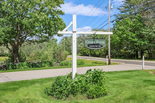 1 Ephraim Tyler Way Unit 1, Kennebunk, ME 04043 - community sign featuring a yard