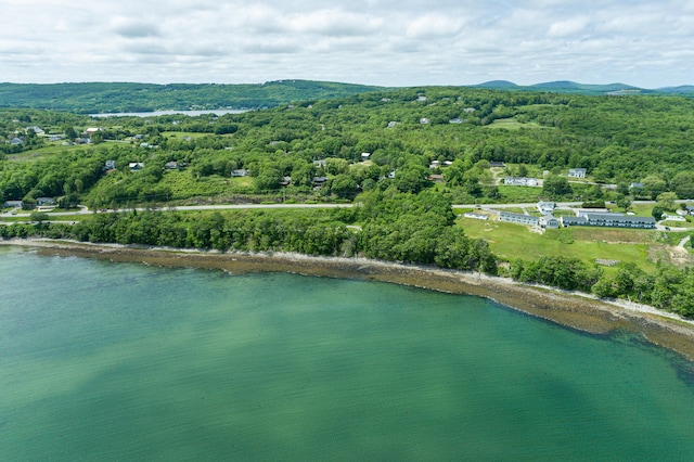 34 Old County Rd, Rockport, ME 04841 - aerial view of property and surrounding area featuring a water and mountain view