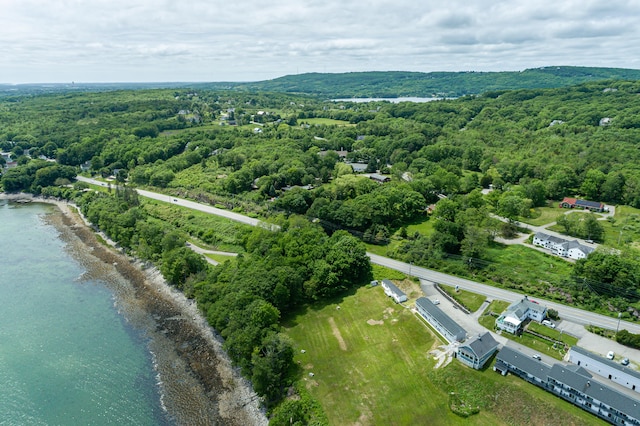 34 Old County Rd, Rockport, ME 04841 - aerial view of a forest and a nearby body of water