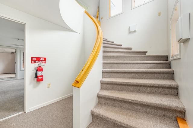 34 Old County Rd, Rockport, ME 04841 - stairs featuring carpet