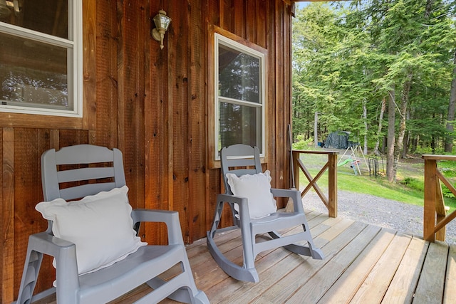 660 Sprague Rd, Waldoboro, ME 04572 - view of deck