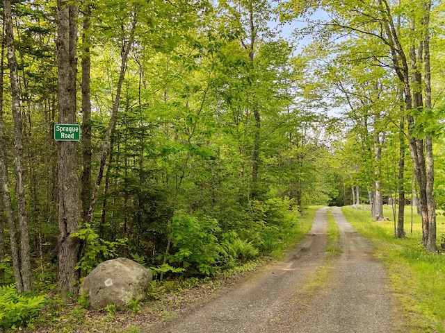 660 Sprague Rd, Waldoboro, ME 04572 - view of street featuring a view of trees