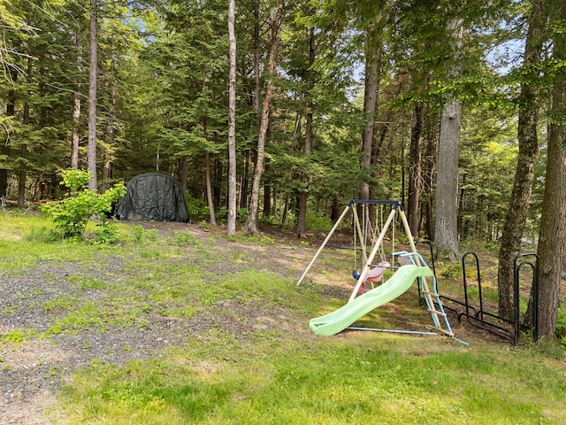 660 Sprague Rd, Waldoboro, ME 04572 - view of yard with a playground