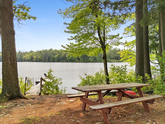 660 Sprague Rd, Waldoboro, ME 04572 - water view featuring a forest