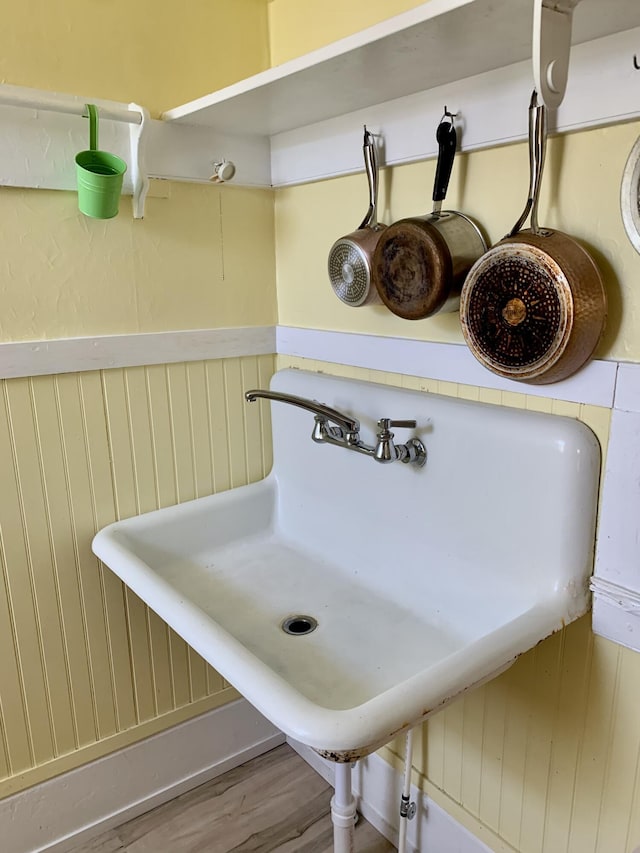 14 Third St, Eastport, ME 04631 - detailed view of wainscoting and wood finished floors