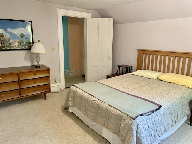 14 Third St, Eastport, ME 04631 - bedroom with light colored carpet and lofted ceiling