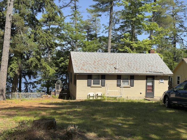 107 Haskell Ave, Raymond, ME 04071 - view of front of property featuring a chimney