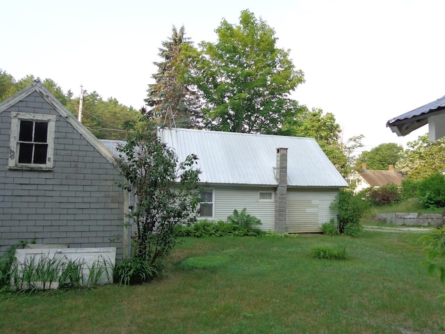 59 Main St, Shapleigh, ME 04076 - view of property exterior featuring a yard