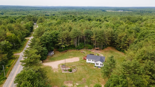 2857 Ohio St, Glenburn, ME 04401 - view from above of property featuring a heavily wooded area