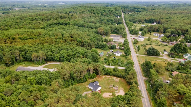 2857 Ohio St, Glenburn, ME 04401 - aerial view of property and surrounding area with a forest
