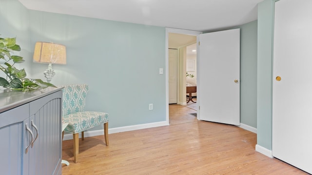 2857 Ohio St, Glenburn, ME 04401 - sitting room with light wood-type flooring and baseboards