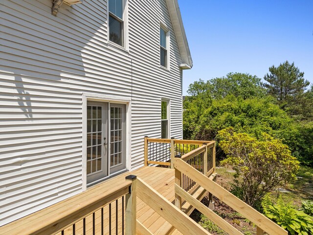 39 Elm St, South Thomaston, ME 04858 - view of wooden terrace