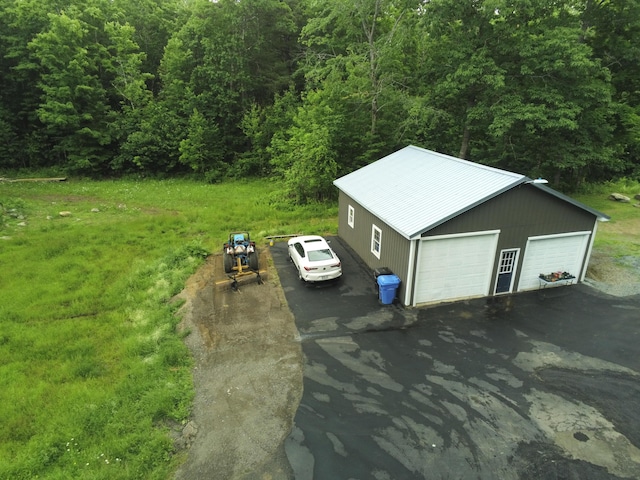 1083 N Rd, Newburgh, ME 04444 - view from above of property featuring a forest