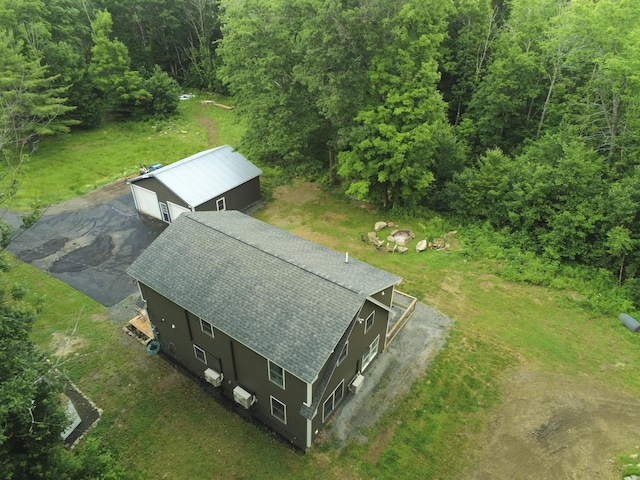 1083 N Rd, Newburgh, ME 04444 - bird's eye view of a heavily wooded area