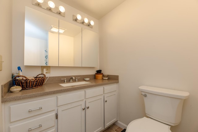 365 Waterville Rd, Skowhegan, ME 04976 - bathroom with vanity and toilet