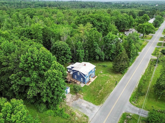 171 Bassett Rd, Winslow, ME 04901 - drone / aerial view of a heavily wooded area