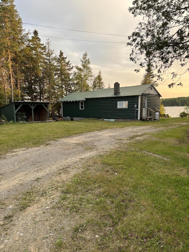 189 E Shore Rd, Benedicta Twp, ME 04733 - view of outbuilding featuring dirt driveway
