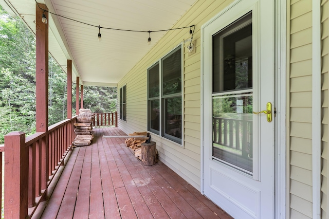 14 Moody Pond Rd, Windsor, ME 04363 - view of wooden porch