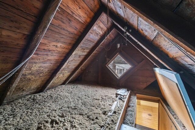 37 Central St, Hallowell, ME 04347 - view of attic