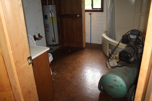 1100 Shin Pond Rd, Mount Chase, ME 04765 - interior space featuring water heater