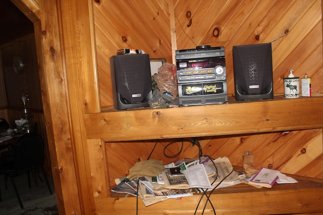 1100 Shin Pond Rd, Mount Chase, ME 04765 - detailed view of wooden walls