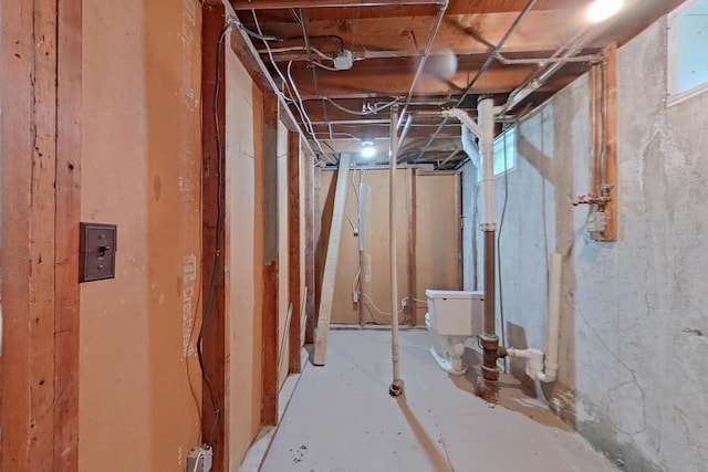 28 Colony Rd, Augusta, ME 04330 - view of unfinished basement