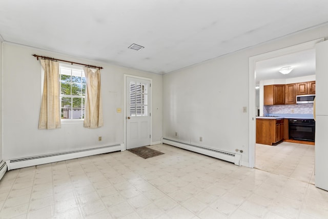 28 Colony Rd, Augusta, ME 04330 - foyer entrance with a baseboard heating unit and light flooring