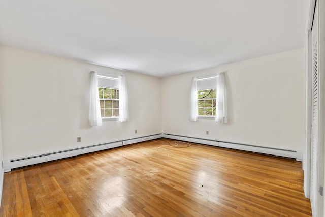 28 Colony Rd, Augusta, ME 04330 - unfurnished room featuring wood finished floors and baseboard heating