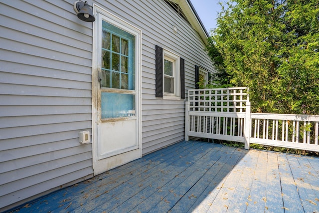 212 Lincoln St, Bangor, ME 04401 - view of wooden deck