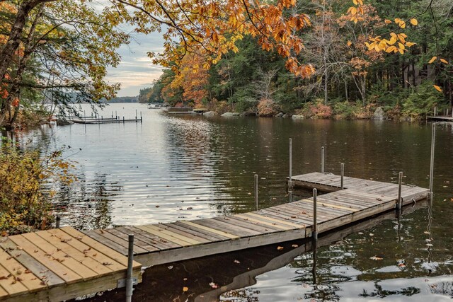 51 Tracy Cove Cir, Rome, ME 04963 - dock with a water view
