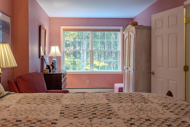 51 Tracy Cove Cir, Rome, ME 04963 - bedroom with a baseboard heating unit