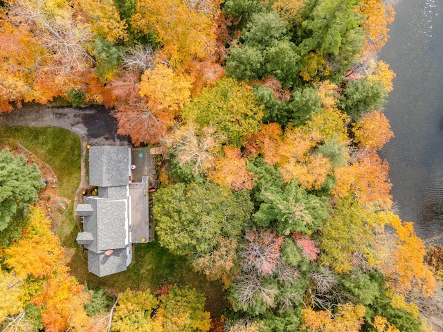 51 Tracy Cove Cir, Rome, ME 04963 - aerial view of a large body of water
