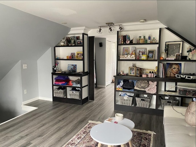 45 Tyler Ave, Bangor, ME 04401 - living area with wood finished floors and lofted ceiling