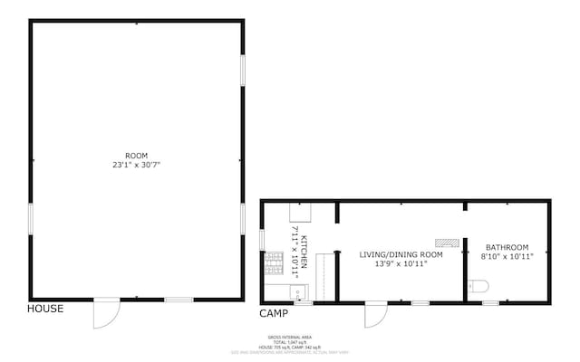 259 Drury Rd, Solon, ME 04979 - view of room layout