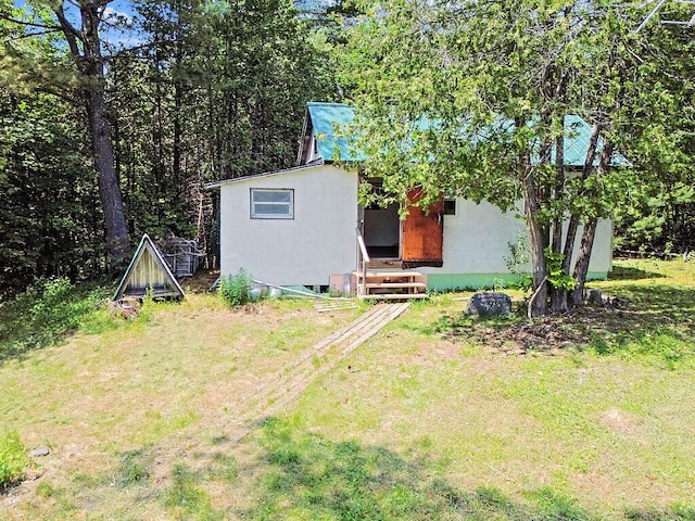 259 Drury Rd, Solon, ME 04979 - view of outbuilding with entry steps