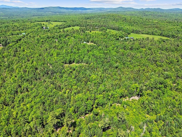 259 Drury Rd, Solon, ME 04979 - drone / aerial view of a heavily wooded area and mountains