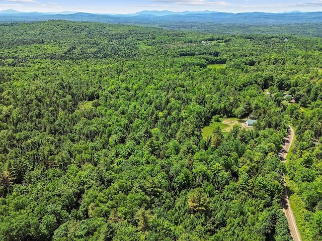 259 Drury Rd, Solon, ME 04979 - aerial view of a forest and a mountainous background