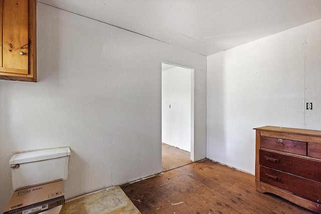 259 Drury Rd, Solon, ME 04979 - unfurnished bedroom featuring wood finished floors